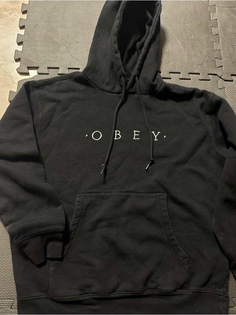 Obey Black Pullover Hoodie